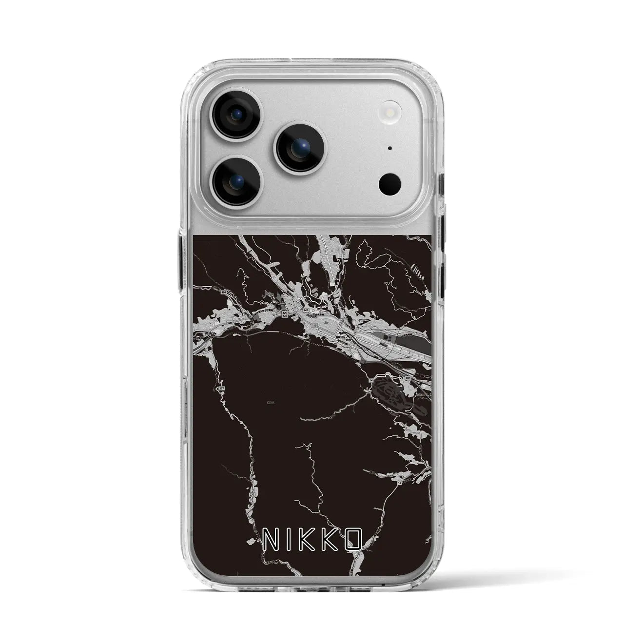 【日光(栃木県)】地図柄iPhoneケース(MagSafeタイプ)