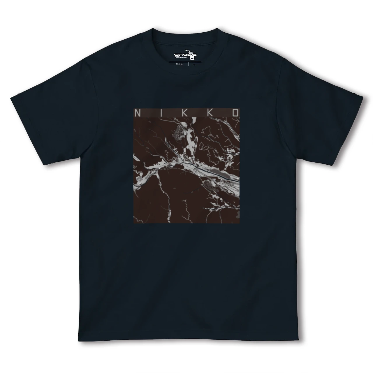 【日光(栃木県)】地図柄ヘビーウェイトTシャツ