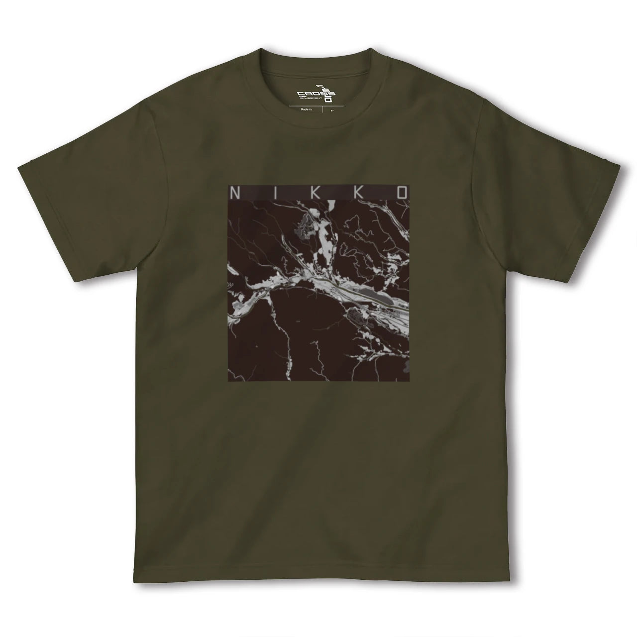 【日光(栃木県)】地図柄ヘビーウェイトTシャツ
