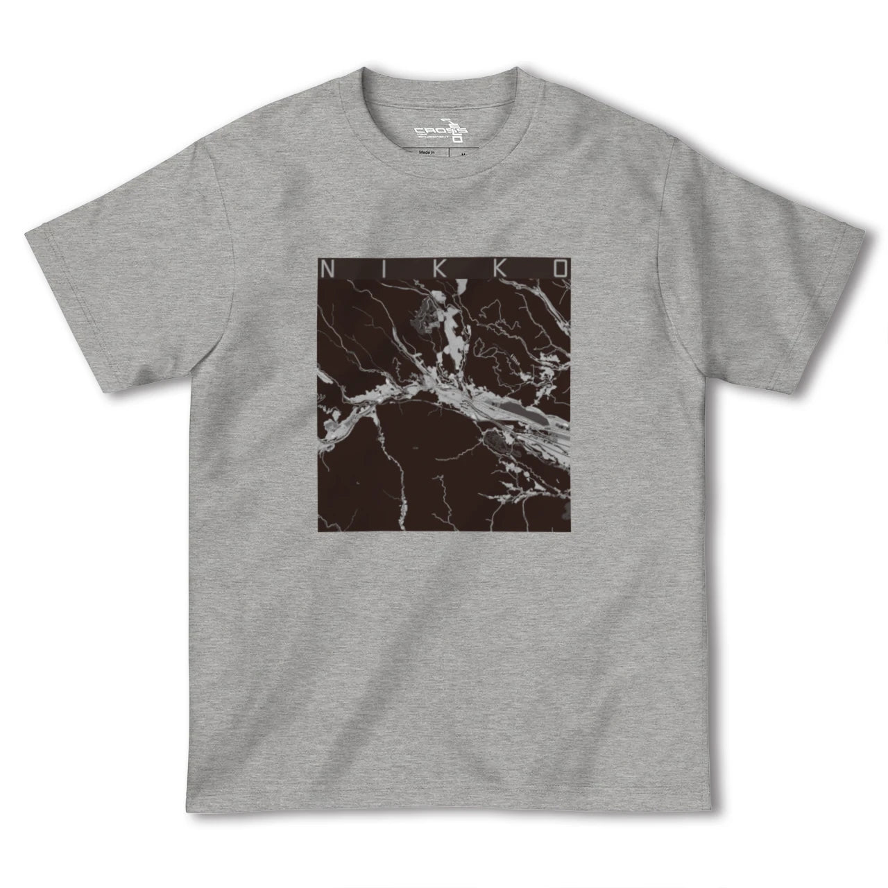 【日光(栃木県)】地図柄ヘビーウェイトTシャツ
