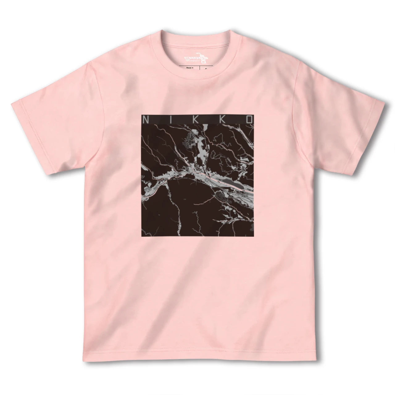 【日光(栃木県)】地図柄ヘビーウェイトTシャツ