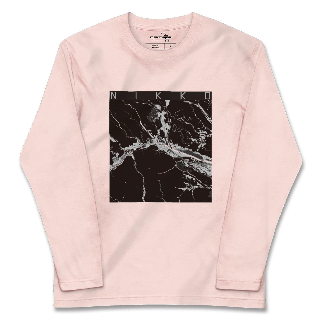 【日光(栃木県)】地図柄ロングスリーブTシャツ