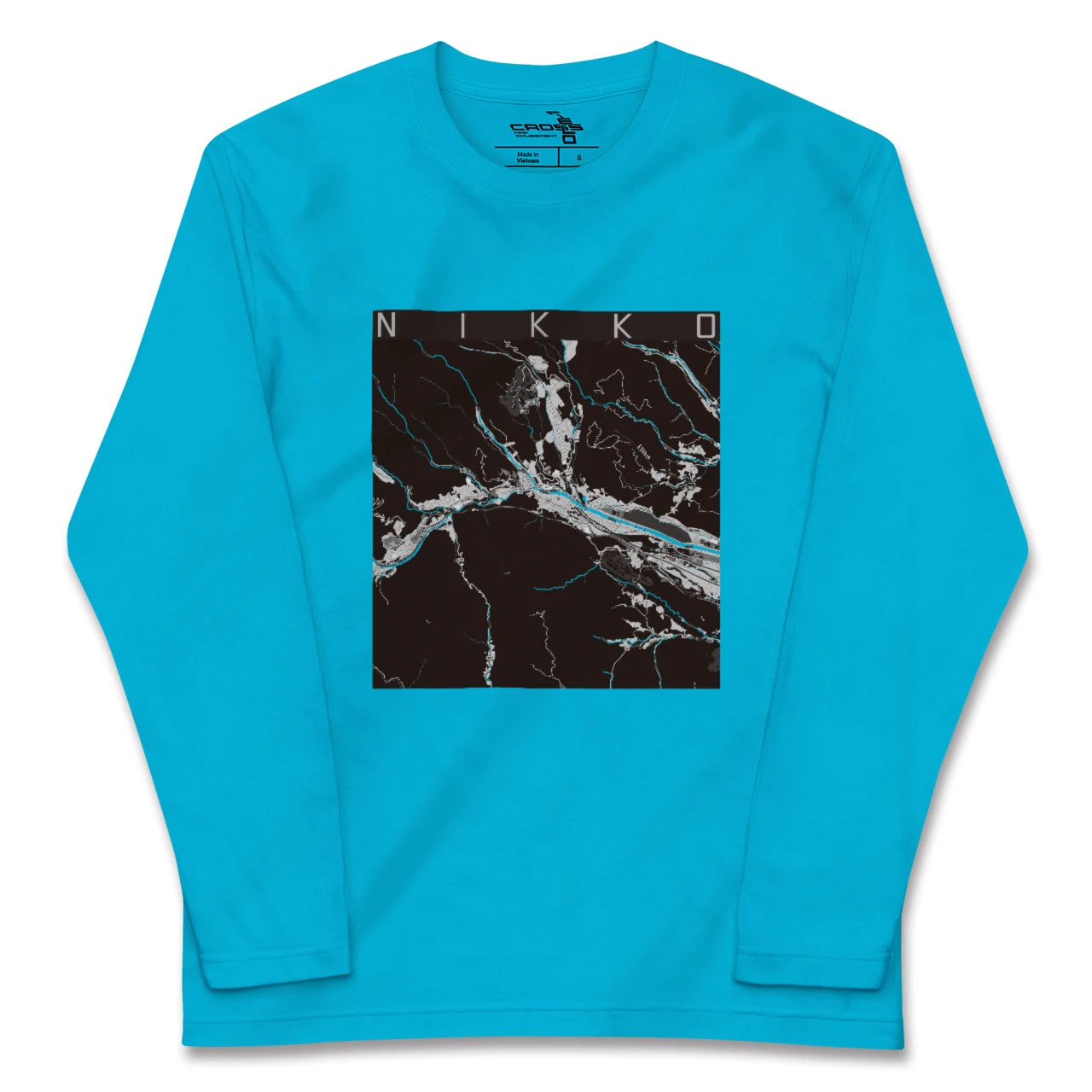 【日光(栃木県)】地図柄ロングスリーブTシャツ
