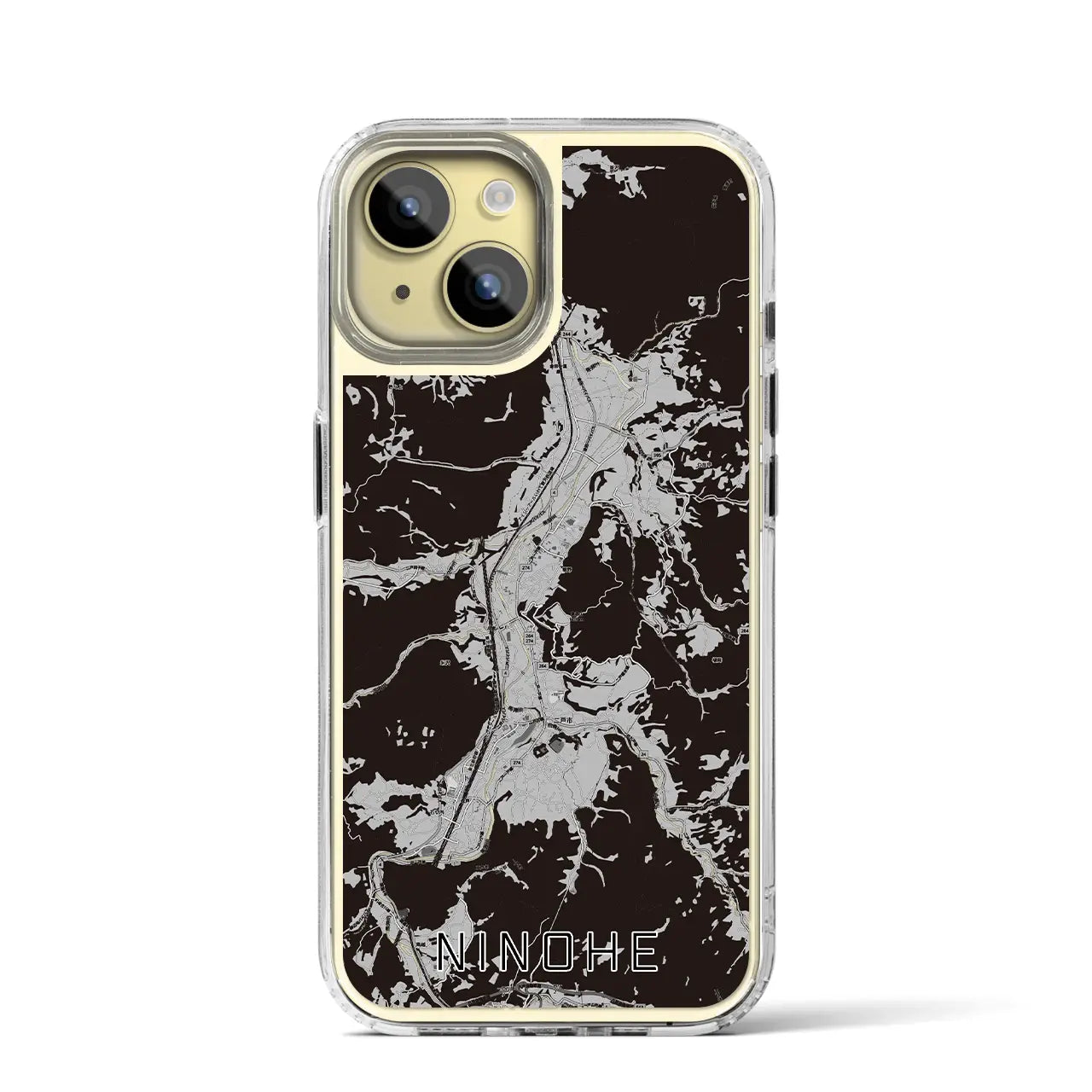 【二戸(岩手県)】地図柄iPhoneケース(MagSafeタイプ)