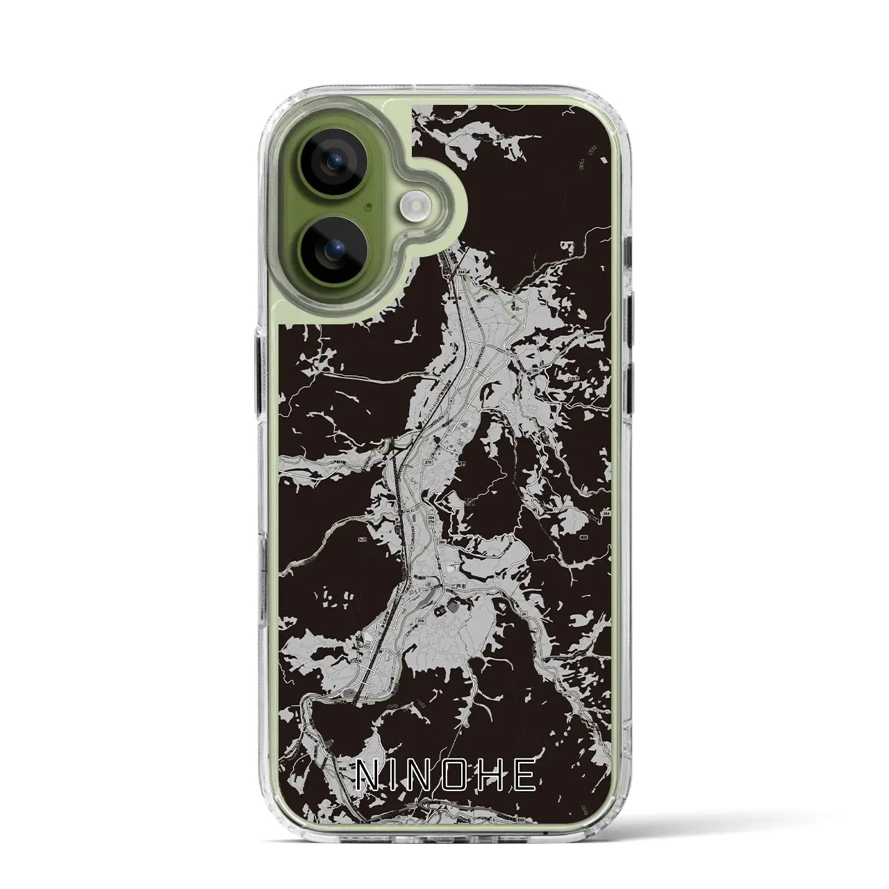 【二戸(岩手県)】地図柄iPhoneケース(MagSafeタイプ)