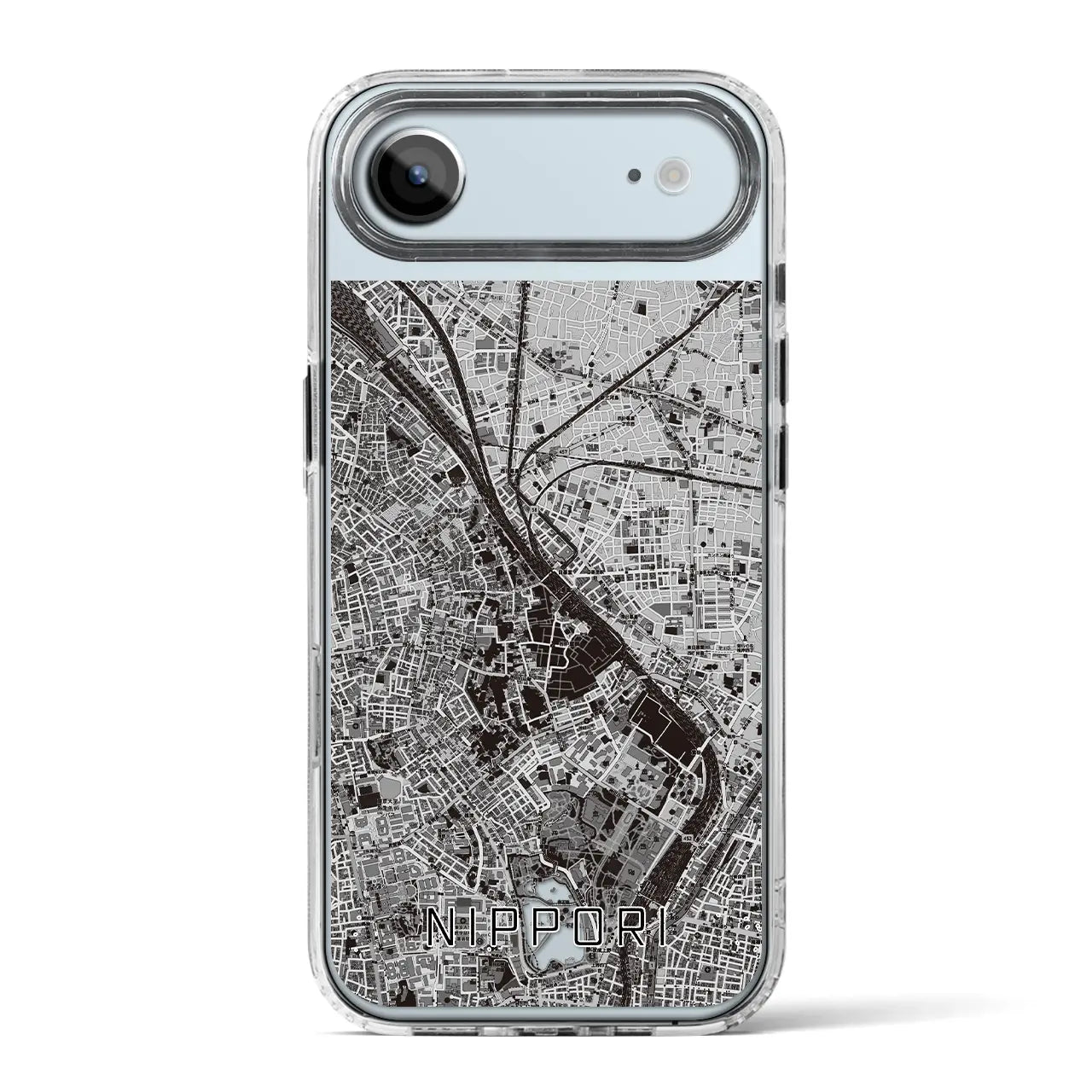 【日暮里(東京都)】地図柄iPhoneケース(MagSafeタイプ)