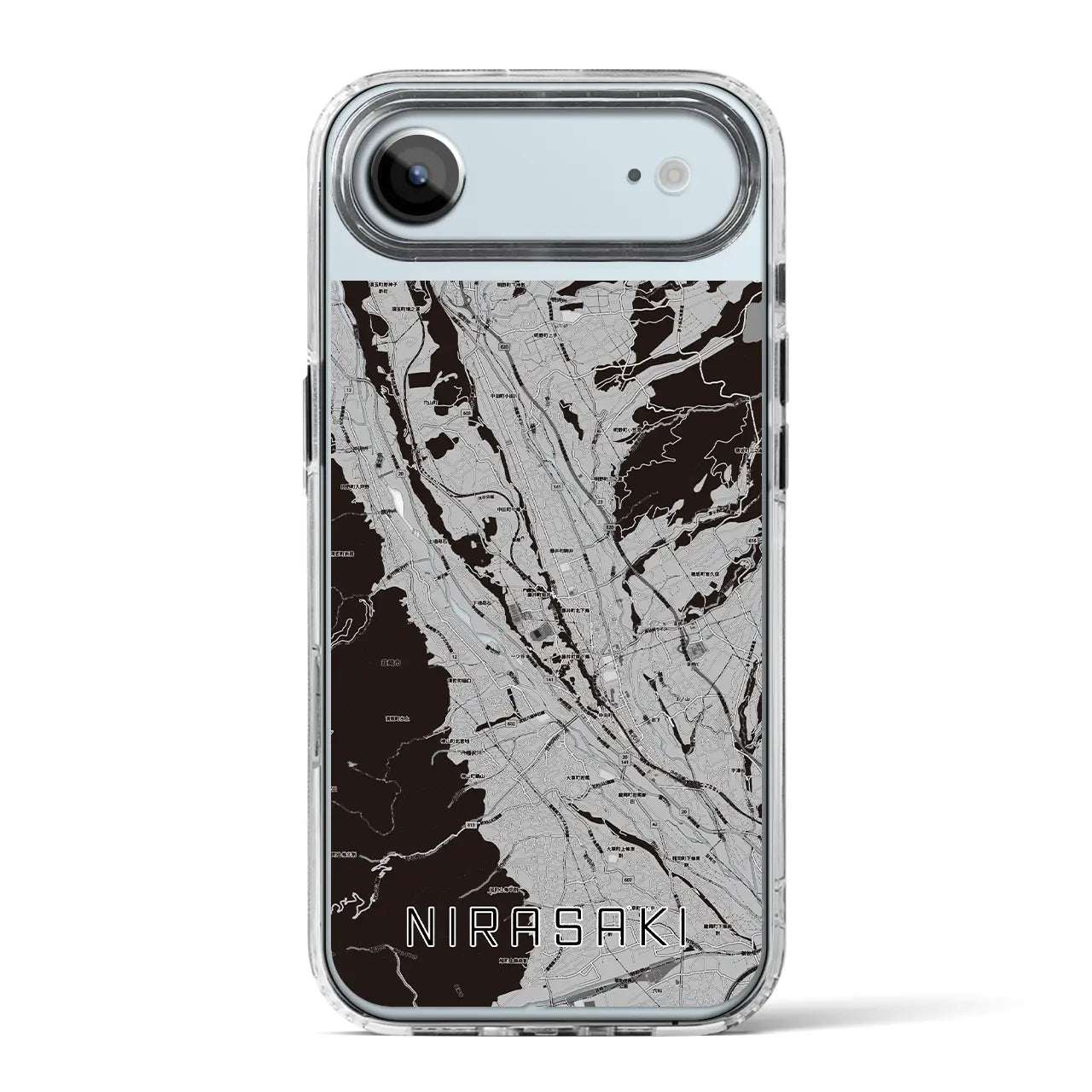 【韮崎(山梨県)】地図柄iPhoneケース(MagSafeタイプ)