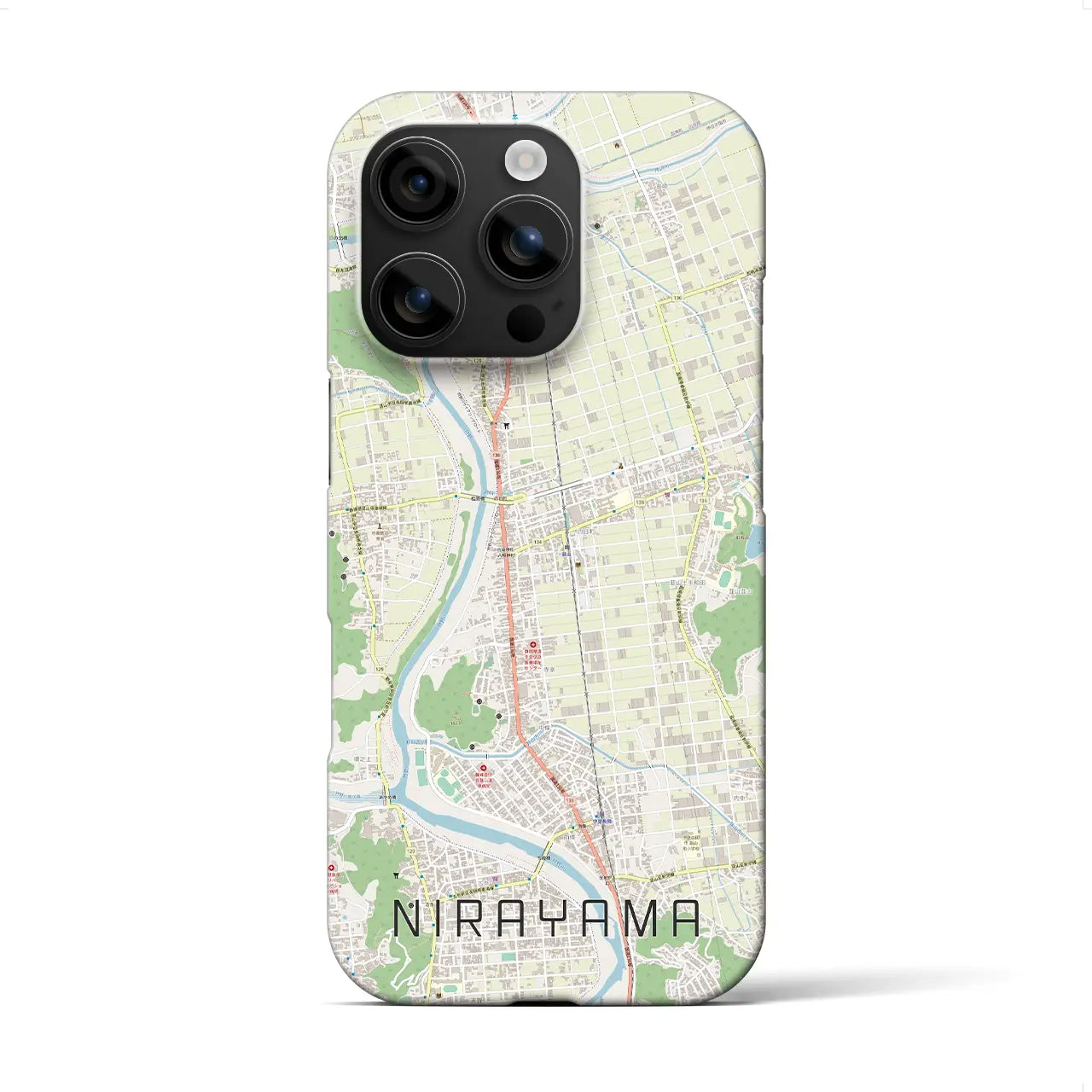 【韮山(静岡県)】地図柄iPhoneケース(バックカバータイプ)