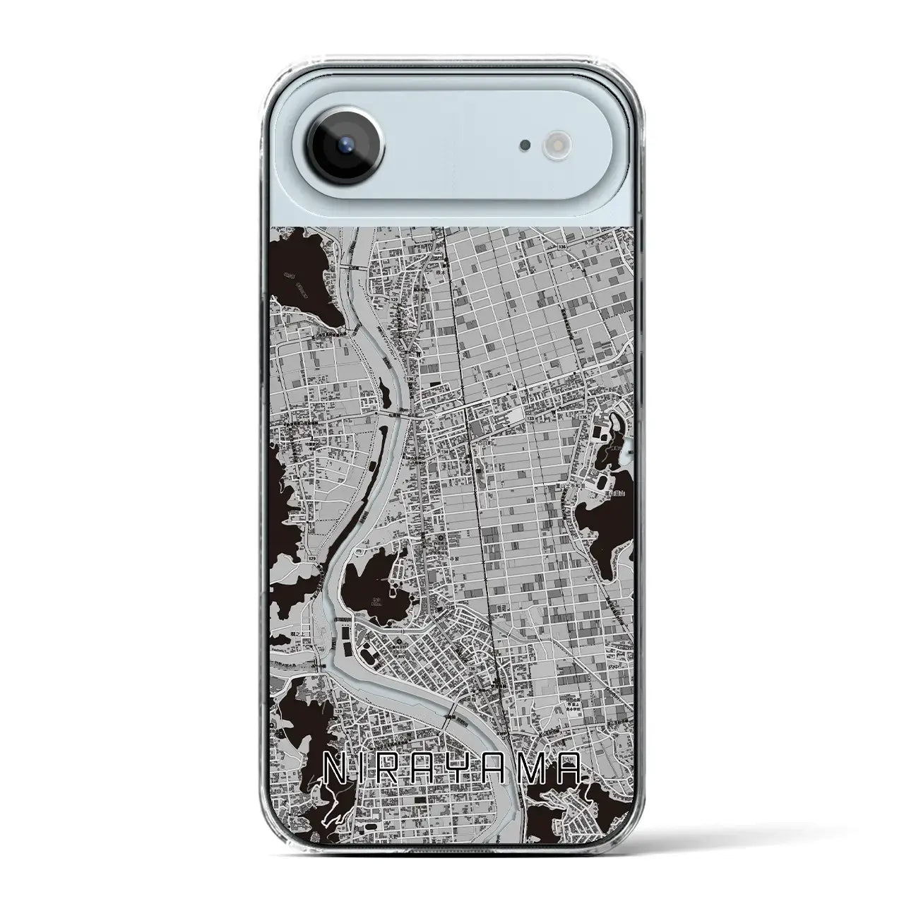 【韮山(静岡県)】地図柄iPhoneケース(クリアタイプ)