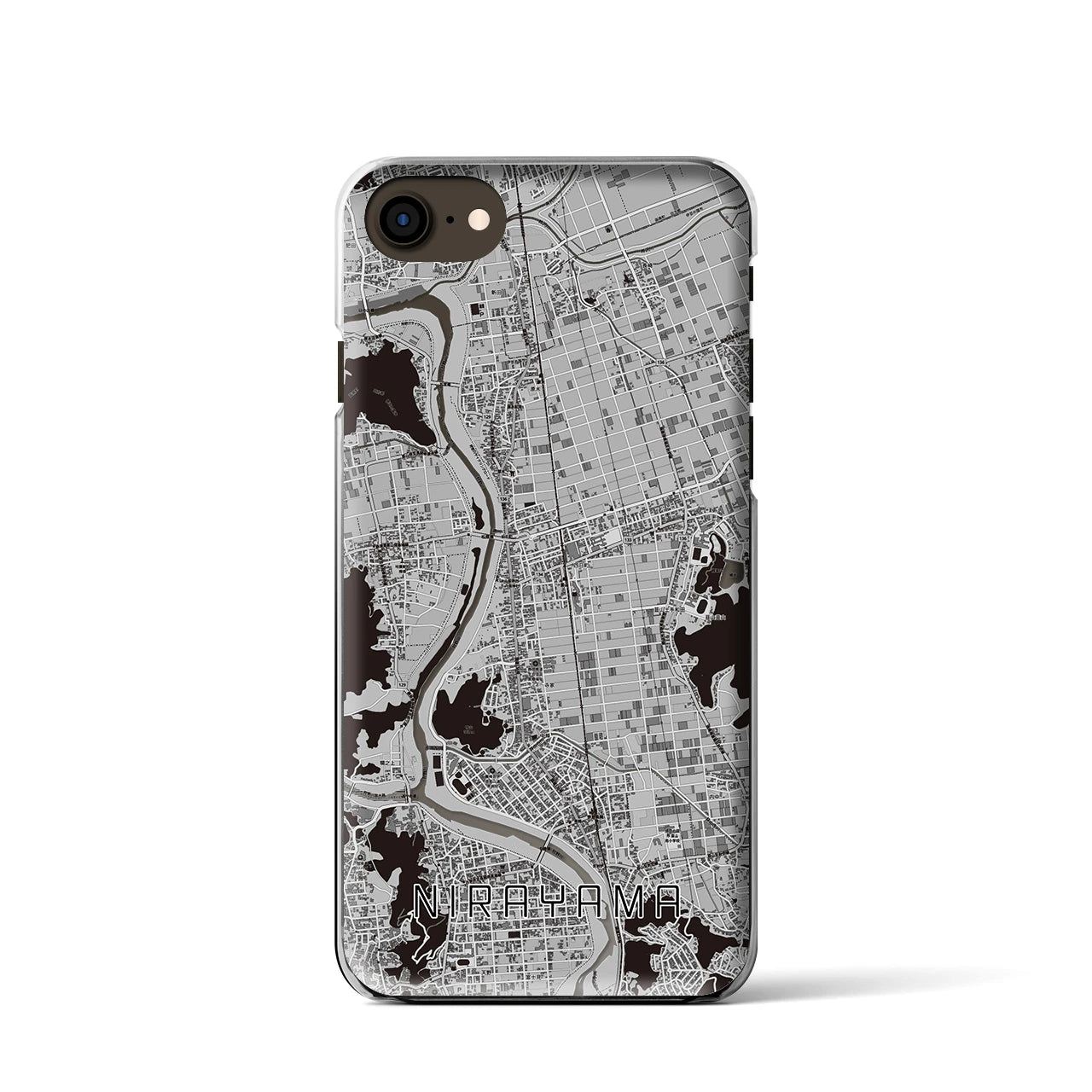 【韮山(静岡県)】地図柄iPhoneケース(クリアタイプ)