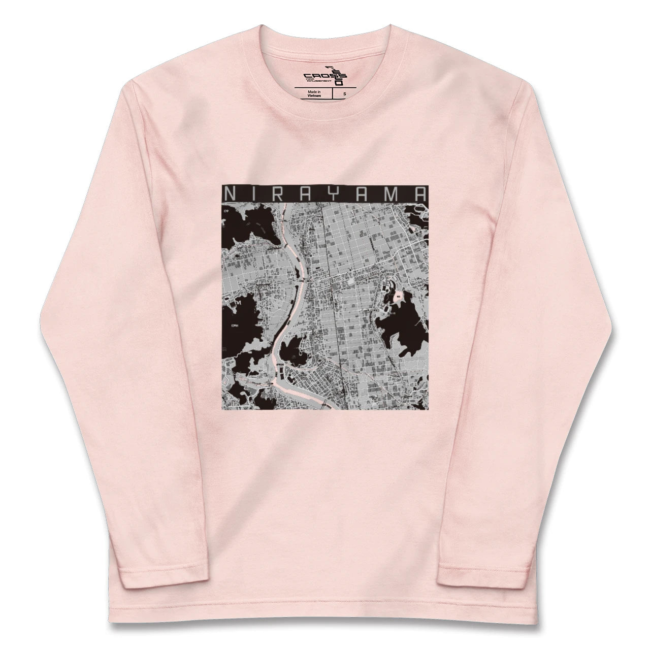 【韮山(静岡県)】地図柄ロングスリーブTシャツ