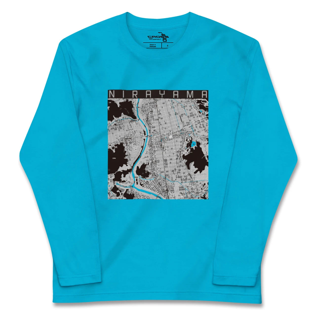 【韮山(静岡県)】地図柄ロングスリーブTシャツ