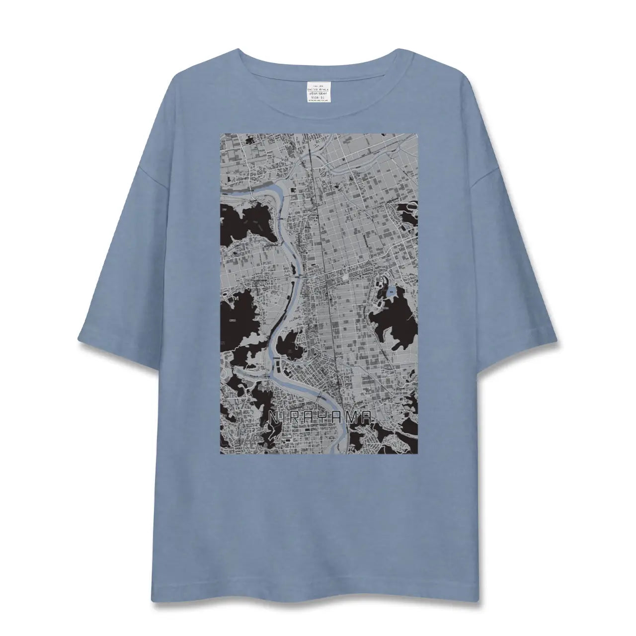 【韮山(静岡県)】地図柄ビッグシルエットTシャツ