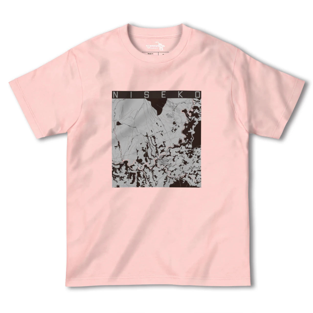 【ニセコ(北海道)】地図柄ヘビーウェイトTシャツ