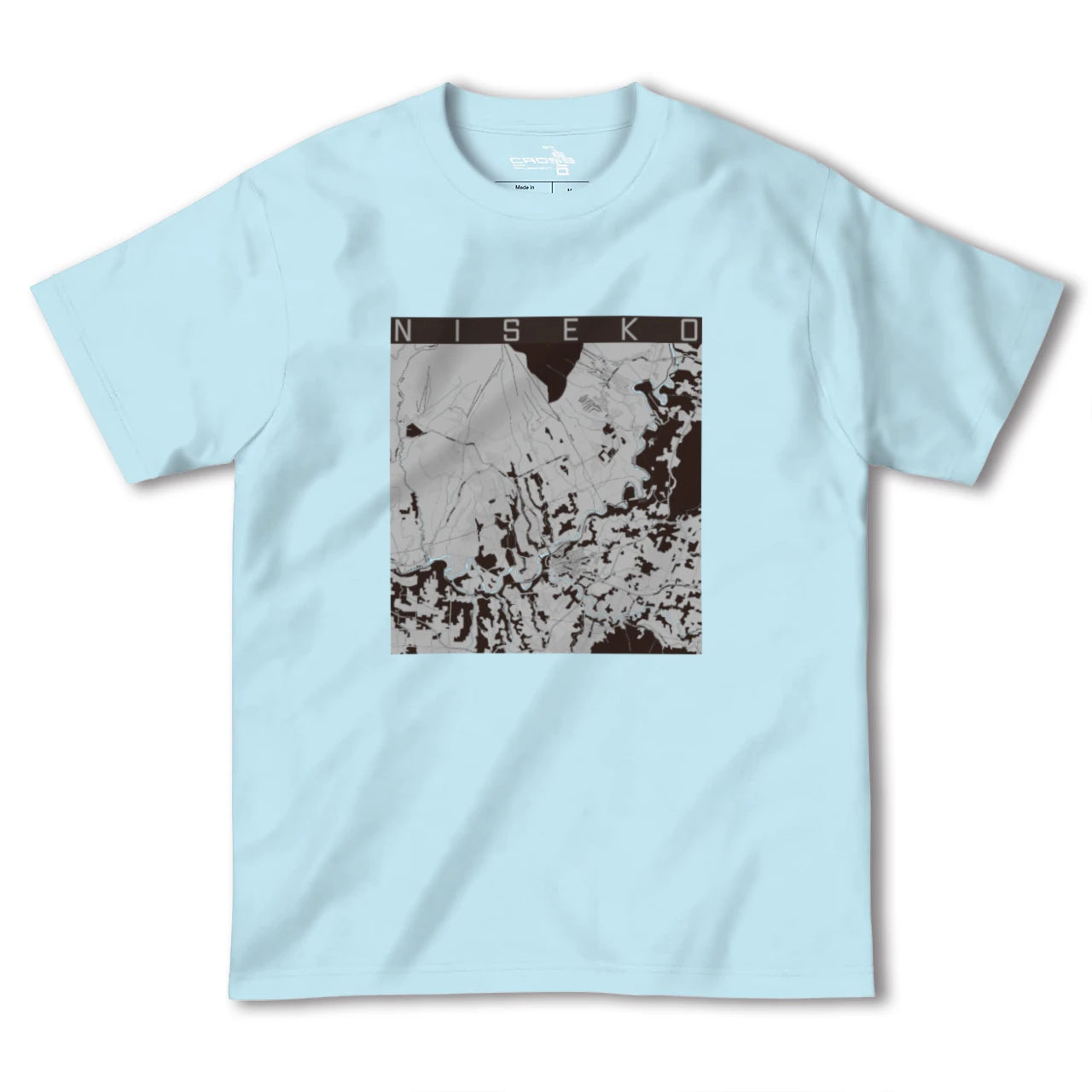 【ニセコ(北海道)】地図柄ヘビーウェイトTシャツ