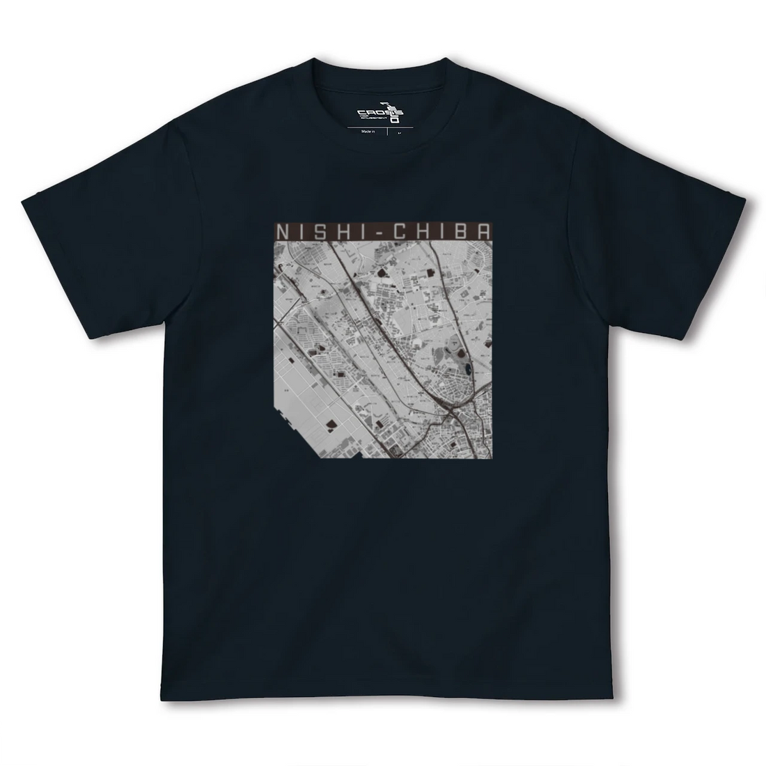 【西千葉(千葉県)】地図柄ヘビーウェイトTシャツ