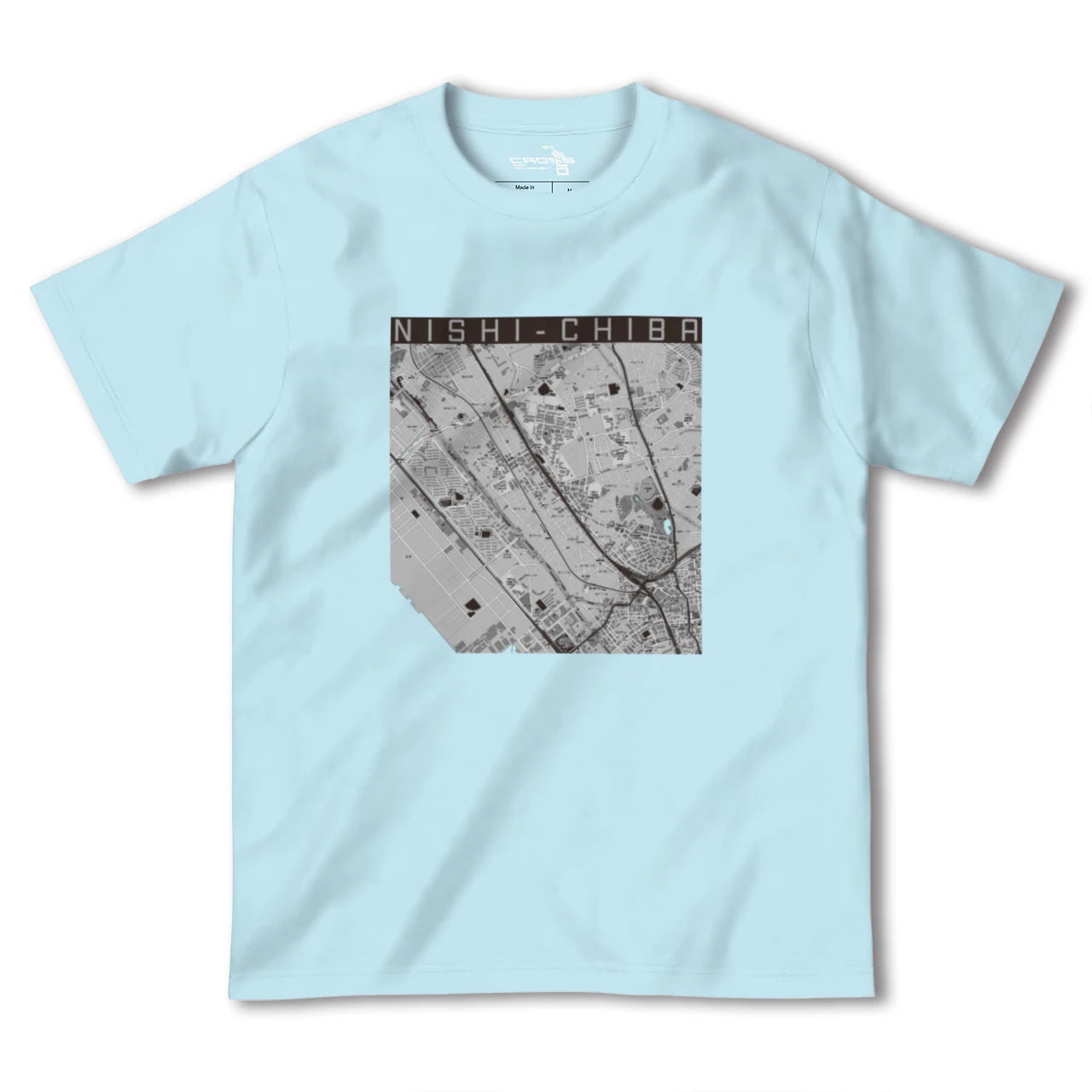 【西千葉(千葉県)】地図柄ヘビーウェイトTシャツ
