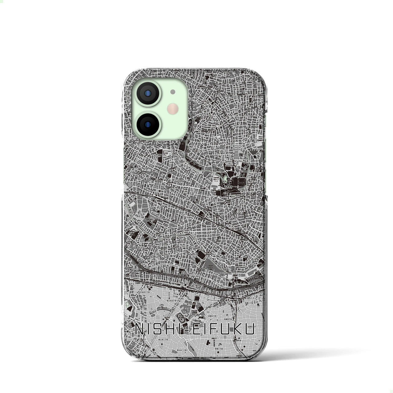 【西永福(東京都)】地図柄iPhoneケース(クリアタイプ)