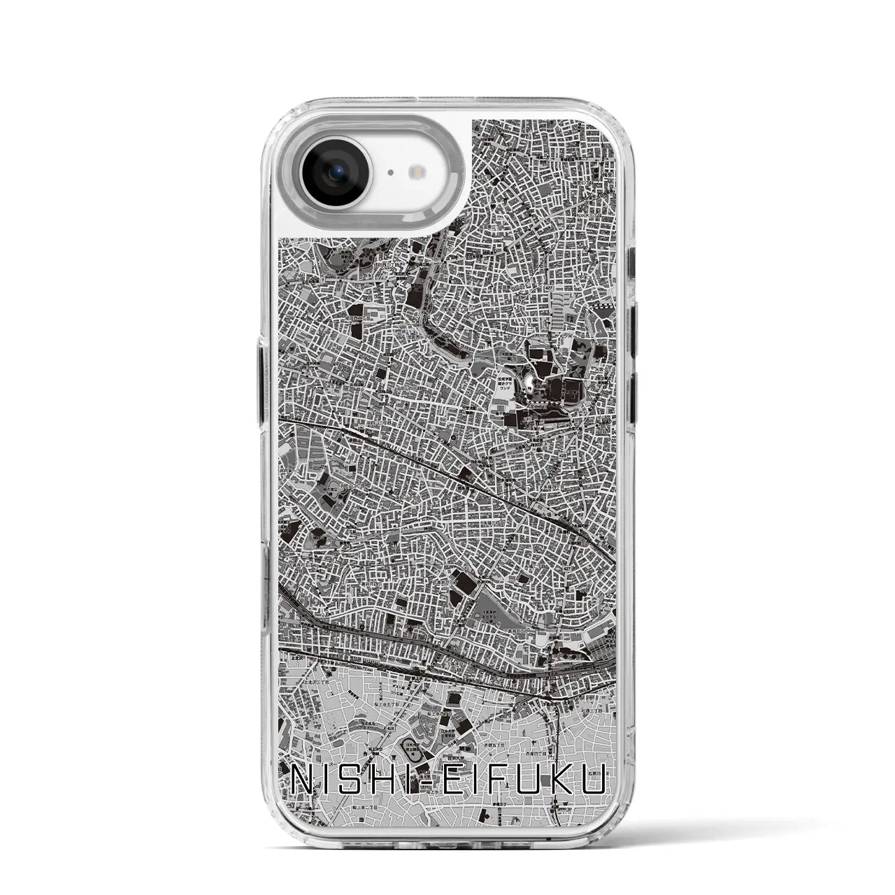 【西永福(東京都)】地図柄iPhoneケース(MagSafeタイプ)