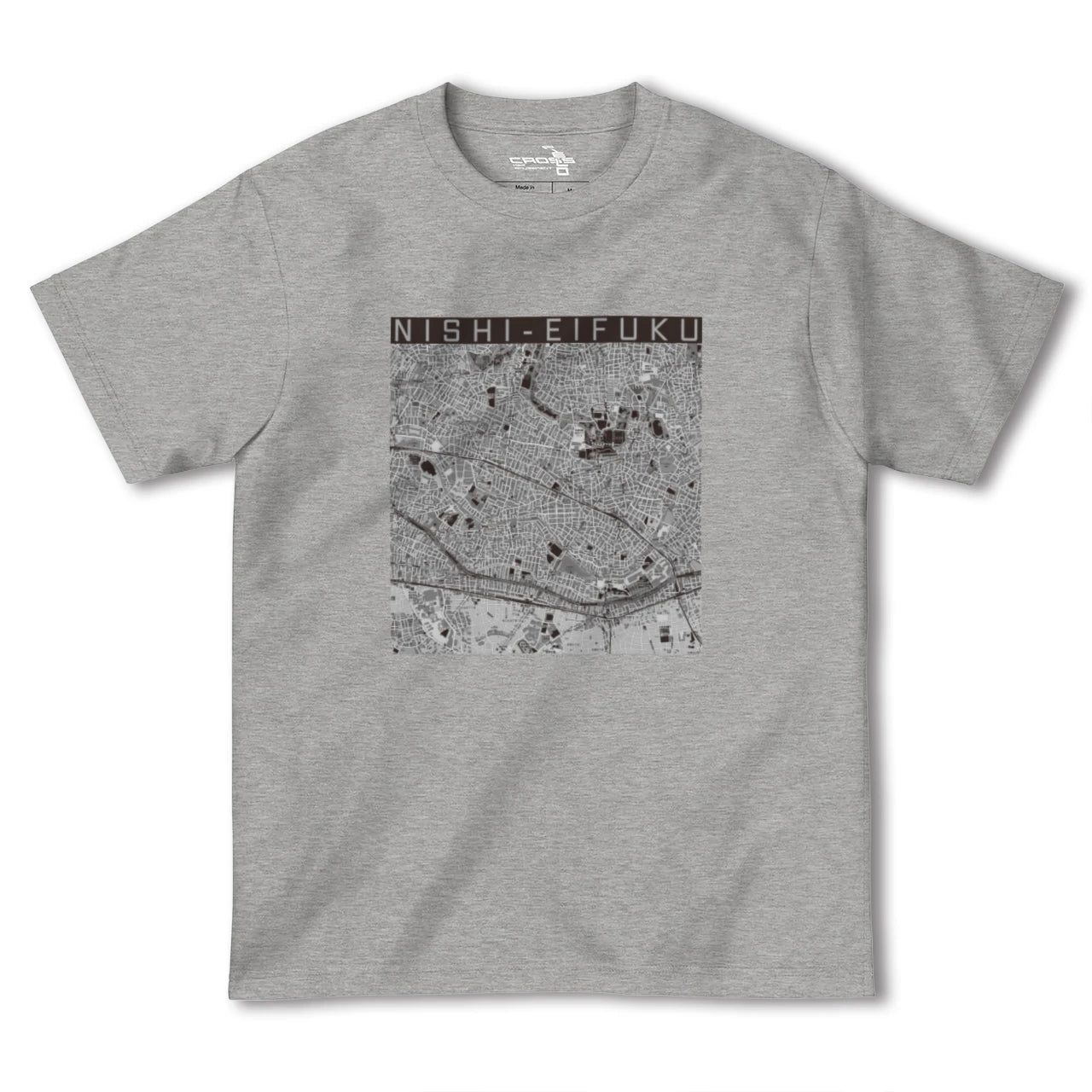 【西永福(東京都)】地図柄ヘビーウェイトTシャツ