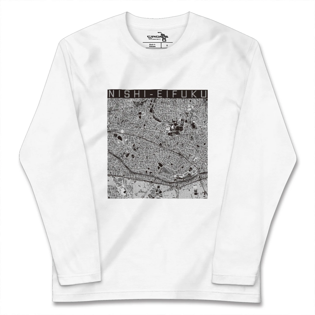 【西永福(東京都)】地図柄ロングスリーブTシャツ