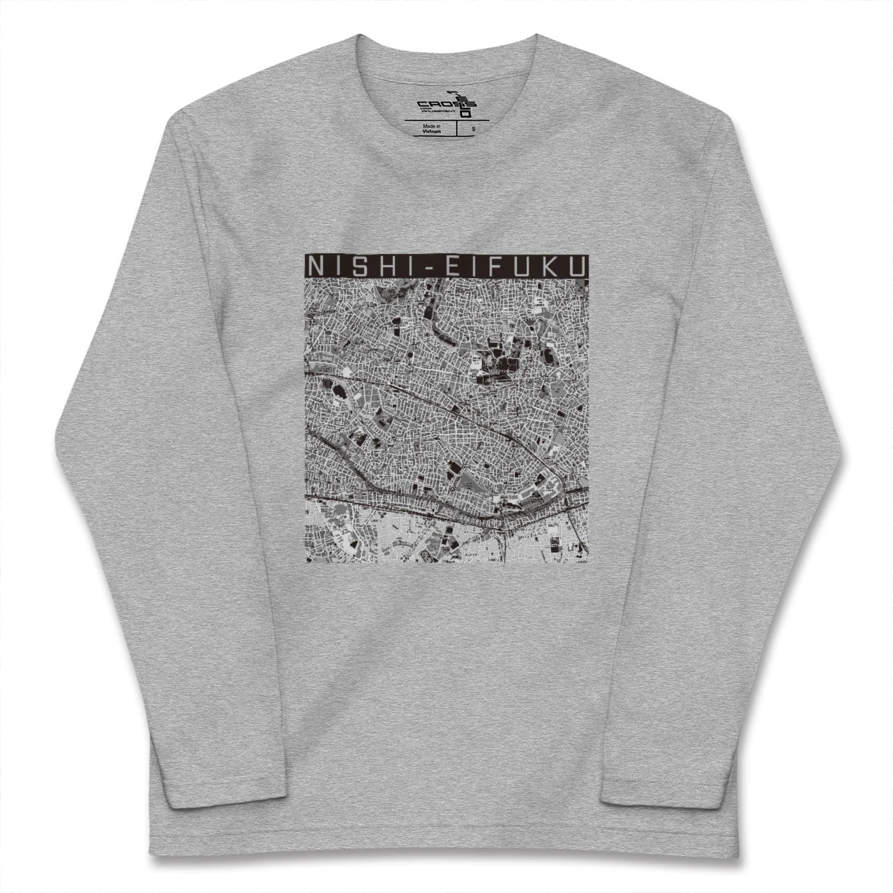 【西永福(東京都)】地図柄ロングスリーブTシャツ