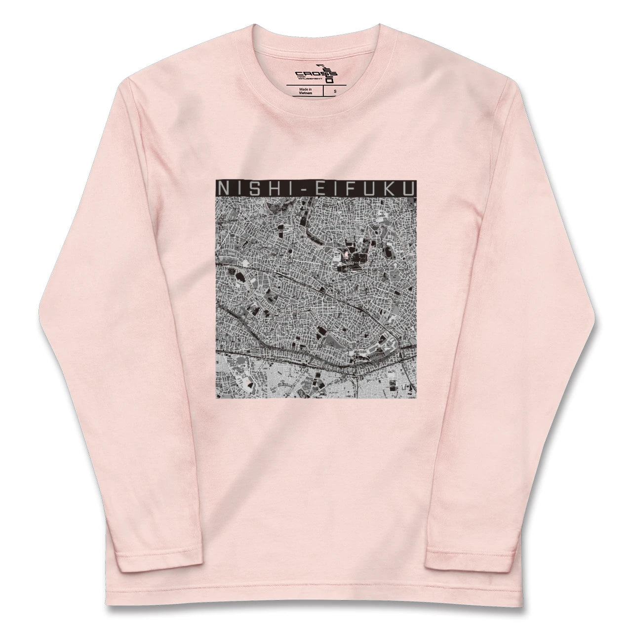 【西永福(東京都)】地図柄ロングスリーブTシャツ
