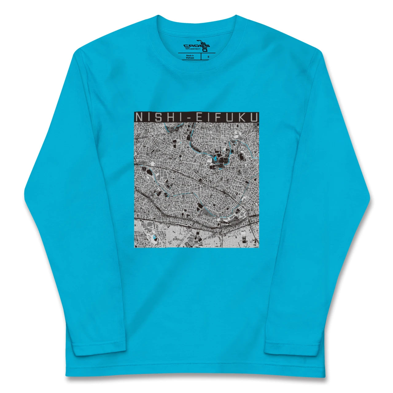 【西永福(東京都)】地図柄ロングスリーブTシャツ
