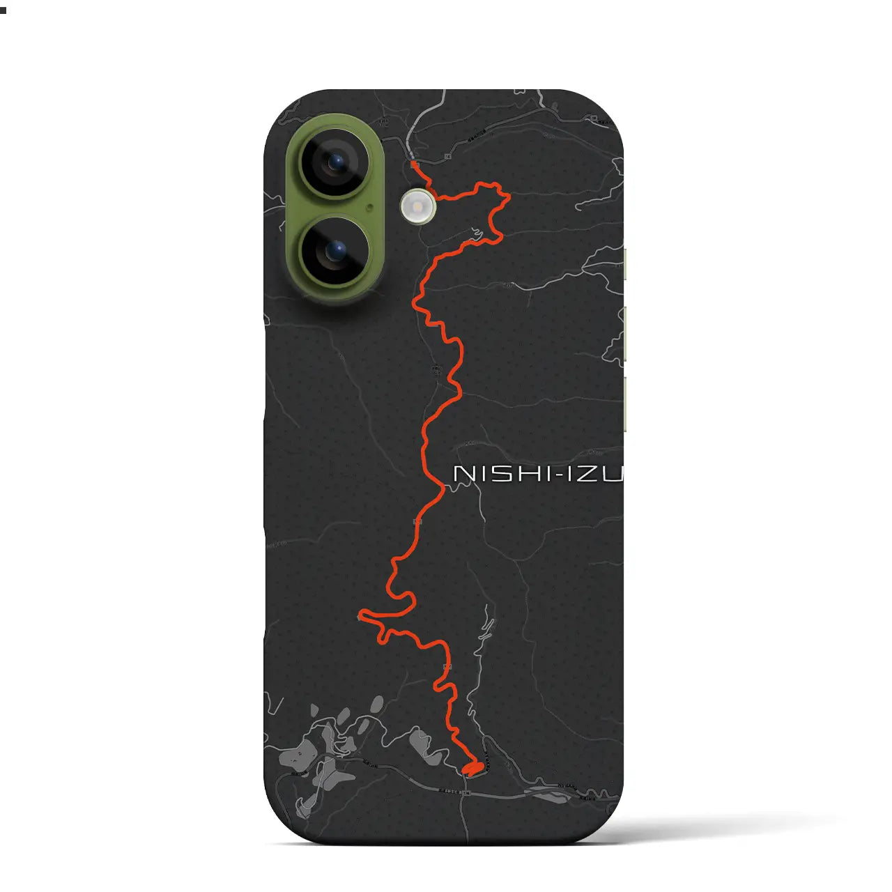 【西伊豆(静岡県)】スカイラインiPhoneケース(バックカバータイプ)チャコール・iPhone 17 Pro Max 用