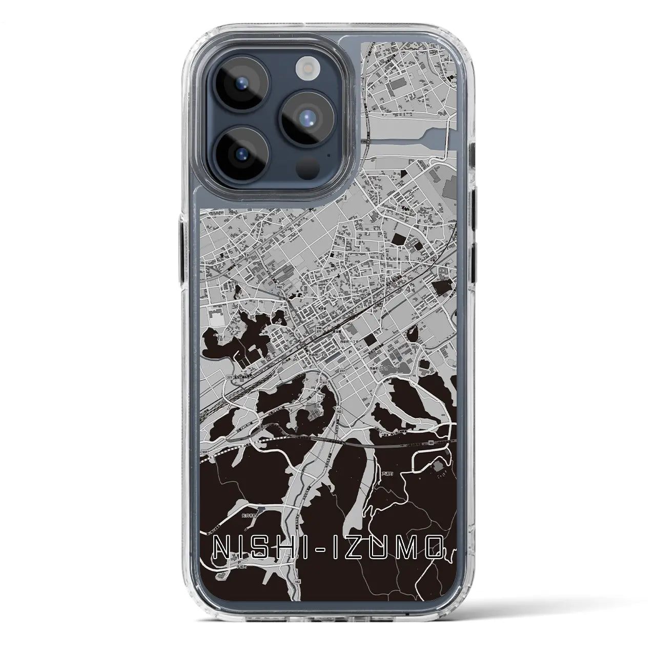 【西出雲(島根県)】地図柄iPhoneケース(MagSafeタイプ)