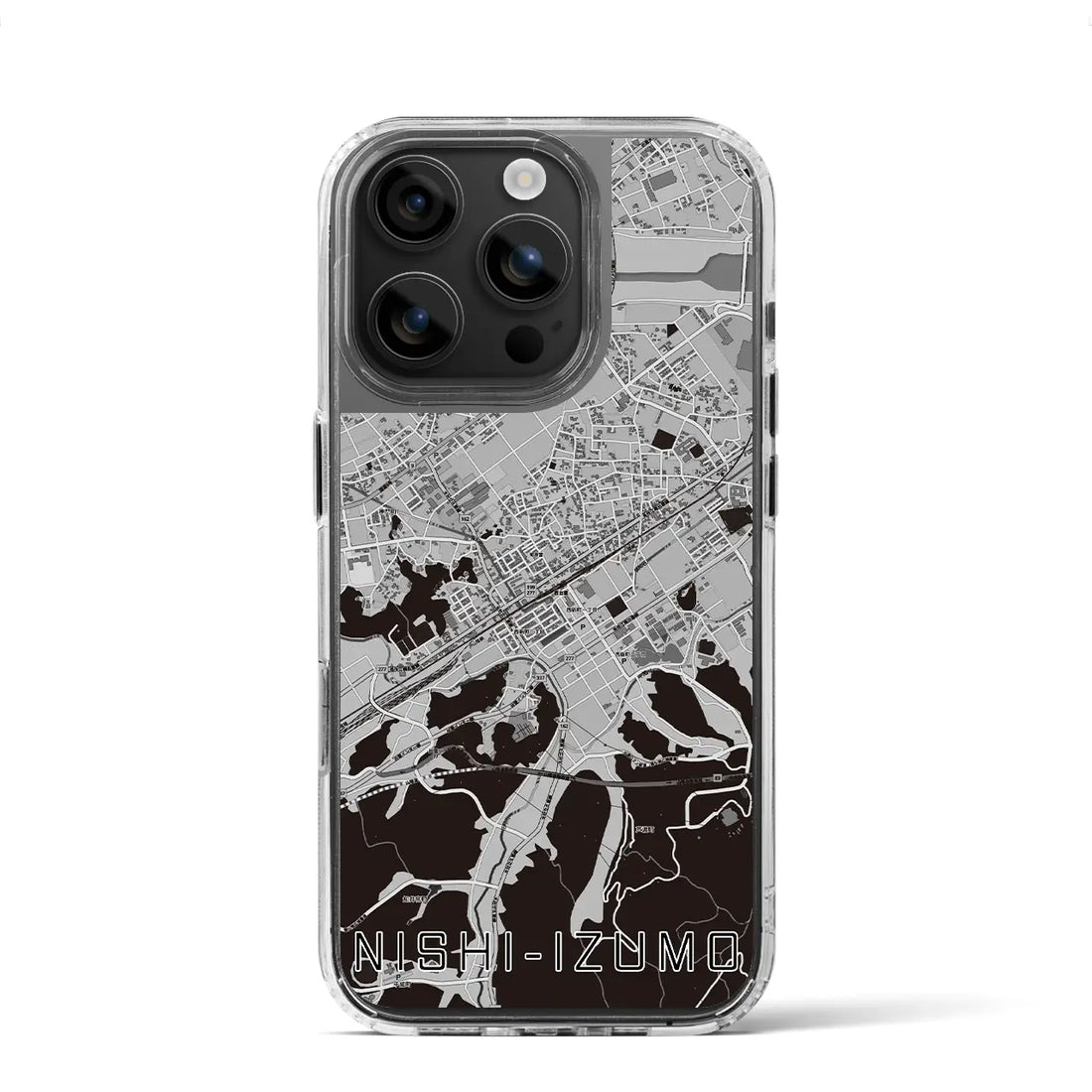 【西出雲(島根県)】地図柄iPhoneケース(MagSafeタイプ)