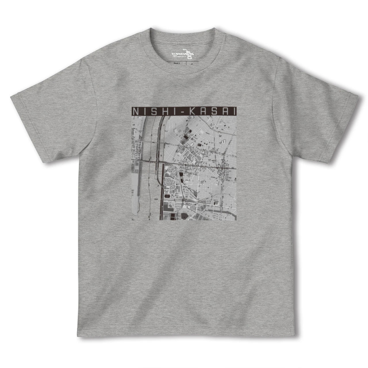 【西葛西(東京都)】地図柄ヘビーウェイトTシャツ