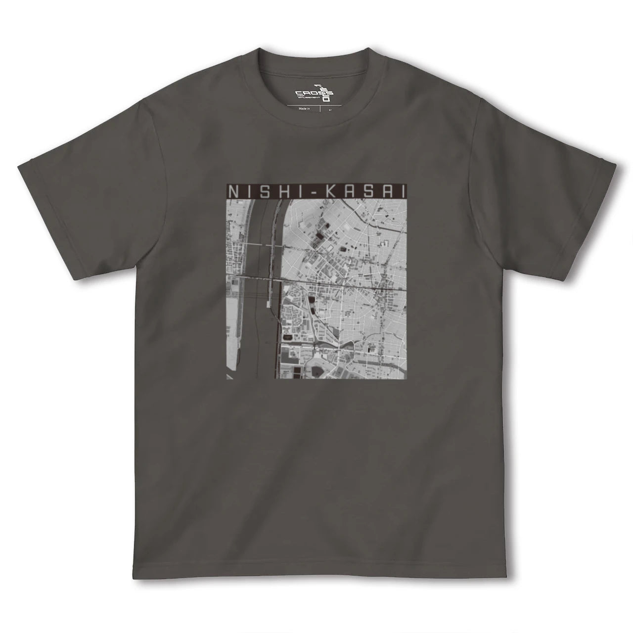 【西葛西(東京都)】地図柄ヘビーウェイトTシャツ