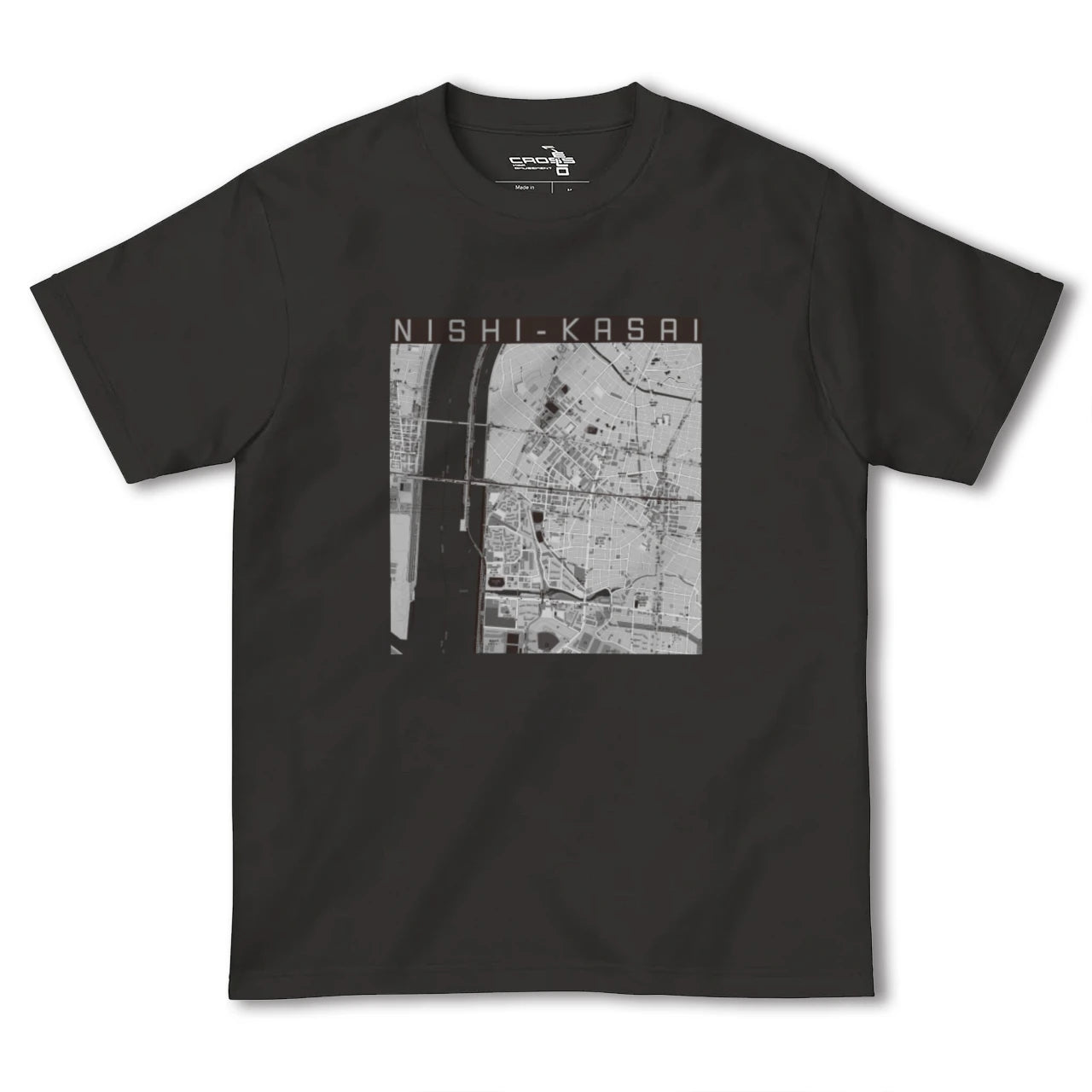 【西葛西(東京都)】地図柄ヘビーウェイトTシャツ