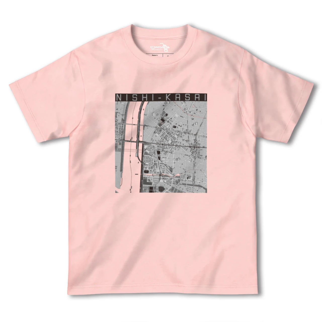 【西葛西(東京都)】地図柄ヘビーウェイトTシャツ