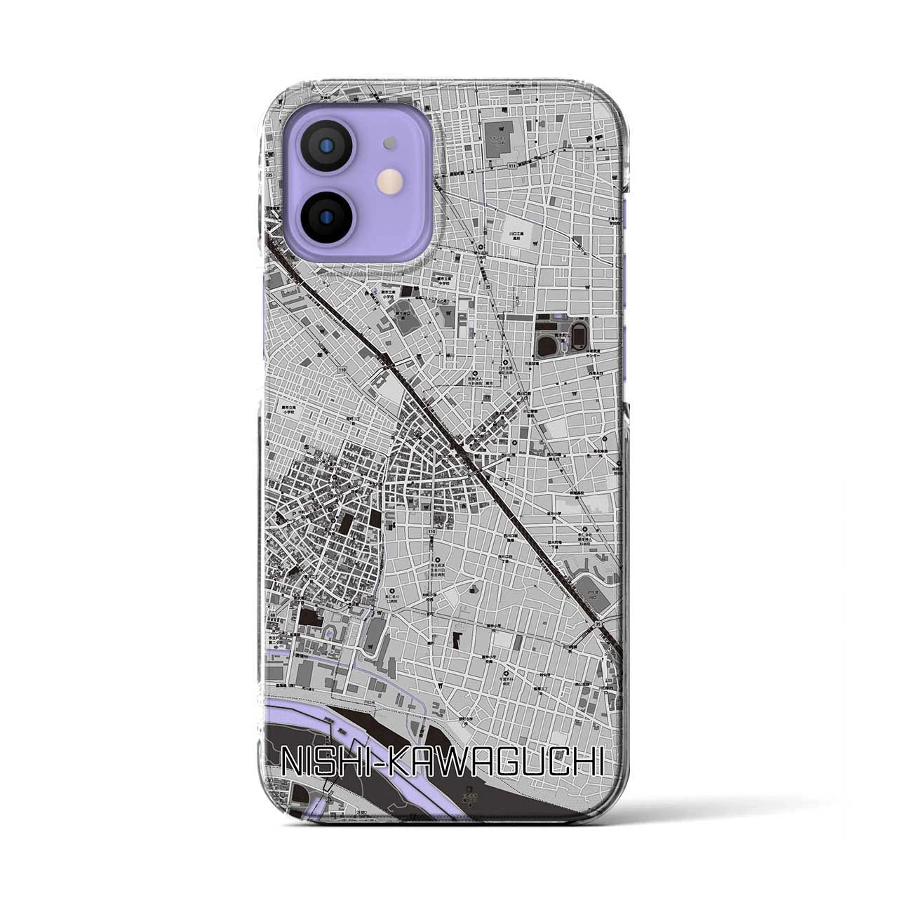 【西川口(埼玉県)】地図柄iPhoneケース(クリアタイプ)