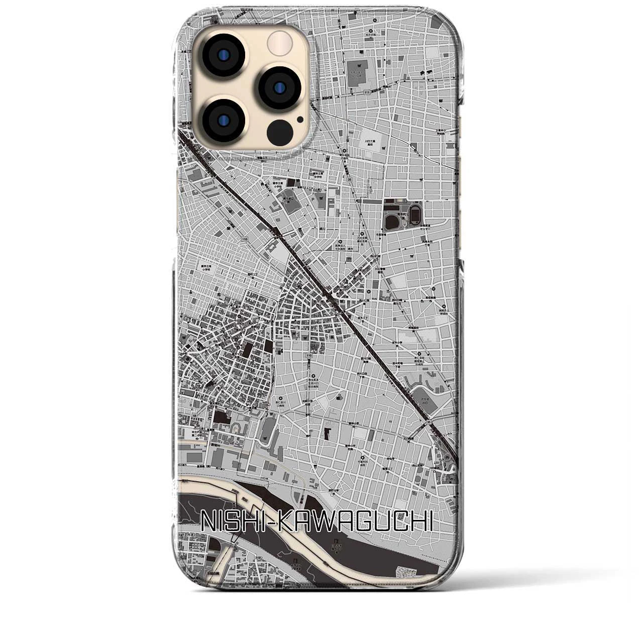 【西川口(埼玉県)】地図柄iPhoneケース(クリアタイプ)