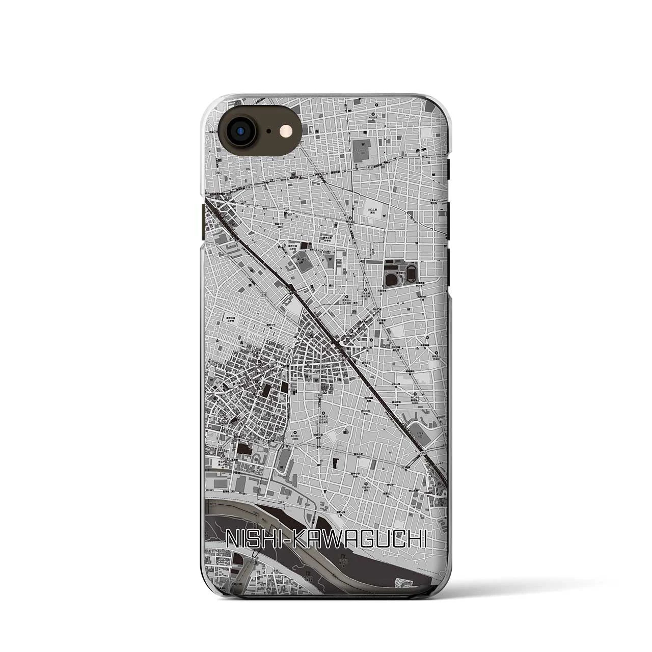 【西川口(埼玉県)】地図柄iPhoneケース(クリアタイプ)