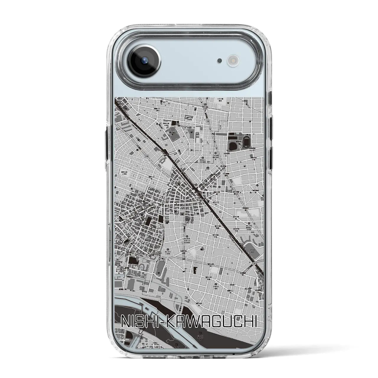 【西川口(埼玉県)】地図柄iPhoneケース(MagSafeタイプ)