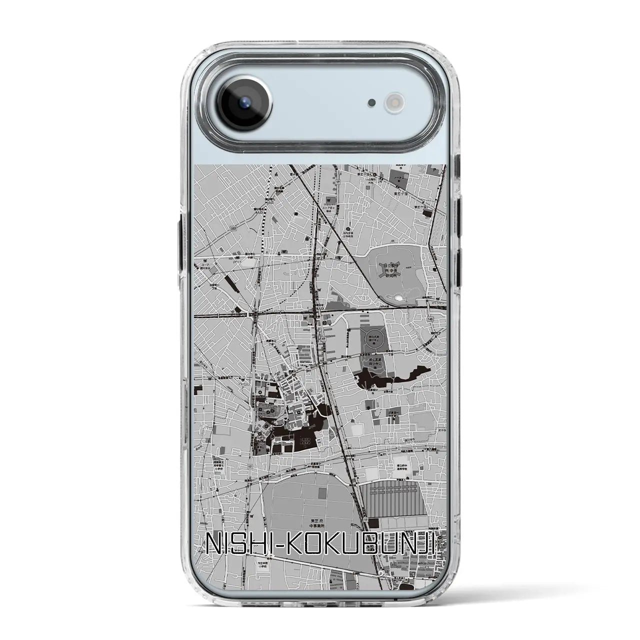 【西国分寺(東京都)】地図柄iPhoneケース(MagSafeタイプ)