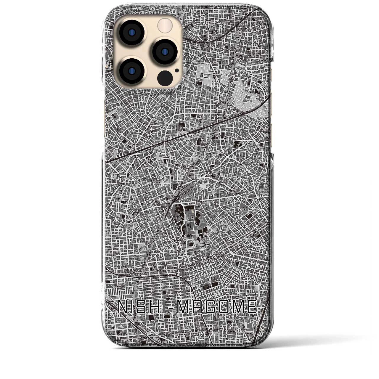 【西馬込(東京都)】地図柄iPhoneケース(クリアタイプ)