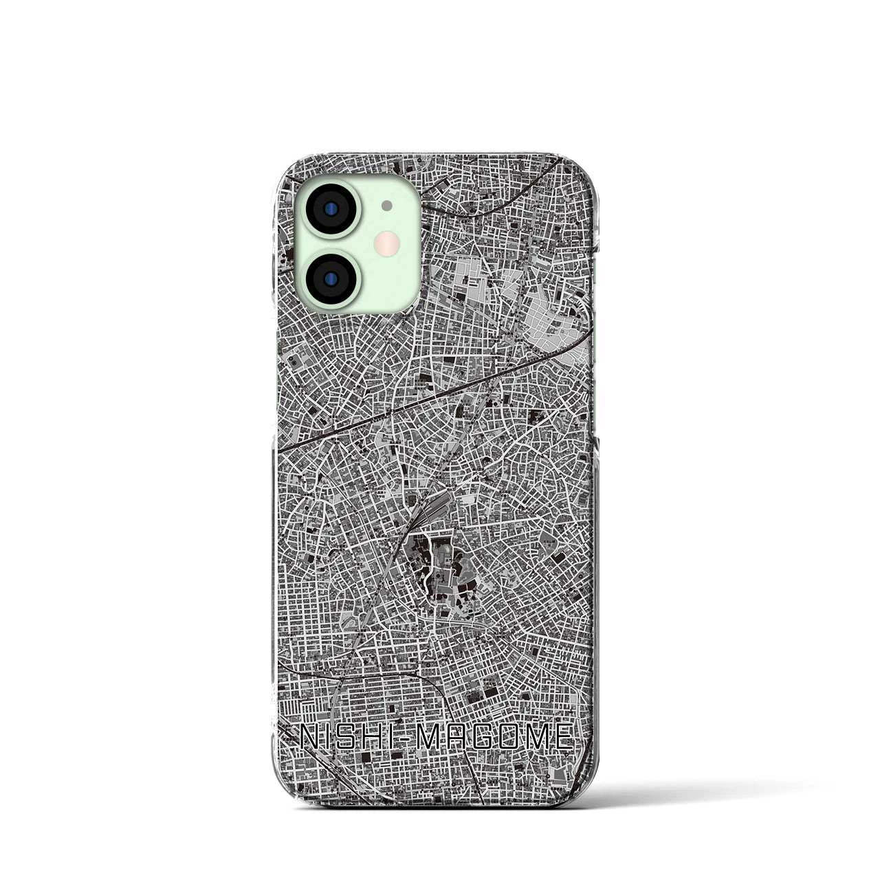 【西馬込(東京都)】地図柄iPhoneケース(クリアタイプ)