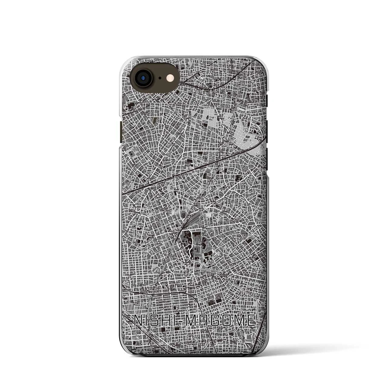 【西馬込(東京都)】地図柄iPhoneケース(クリアタイプ)