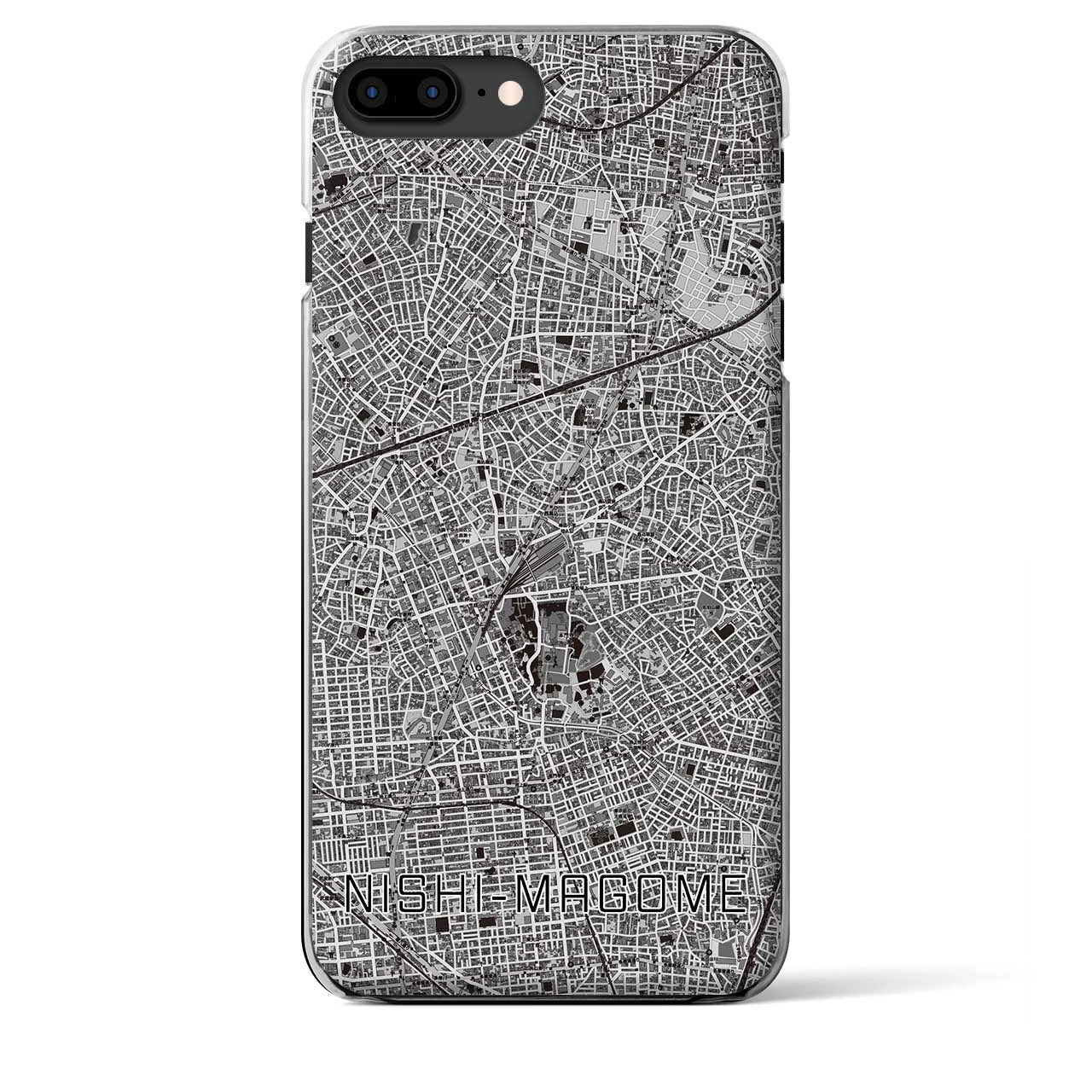 【西馬込(東京都)】地図柄iPhoneケース(クリアタイプ)