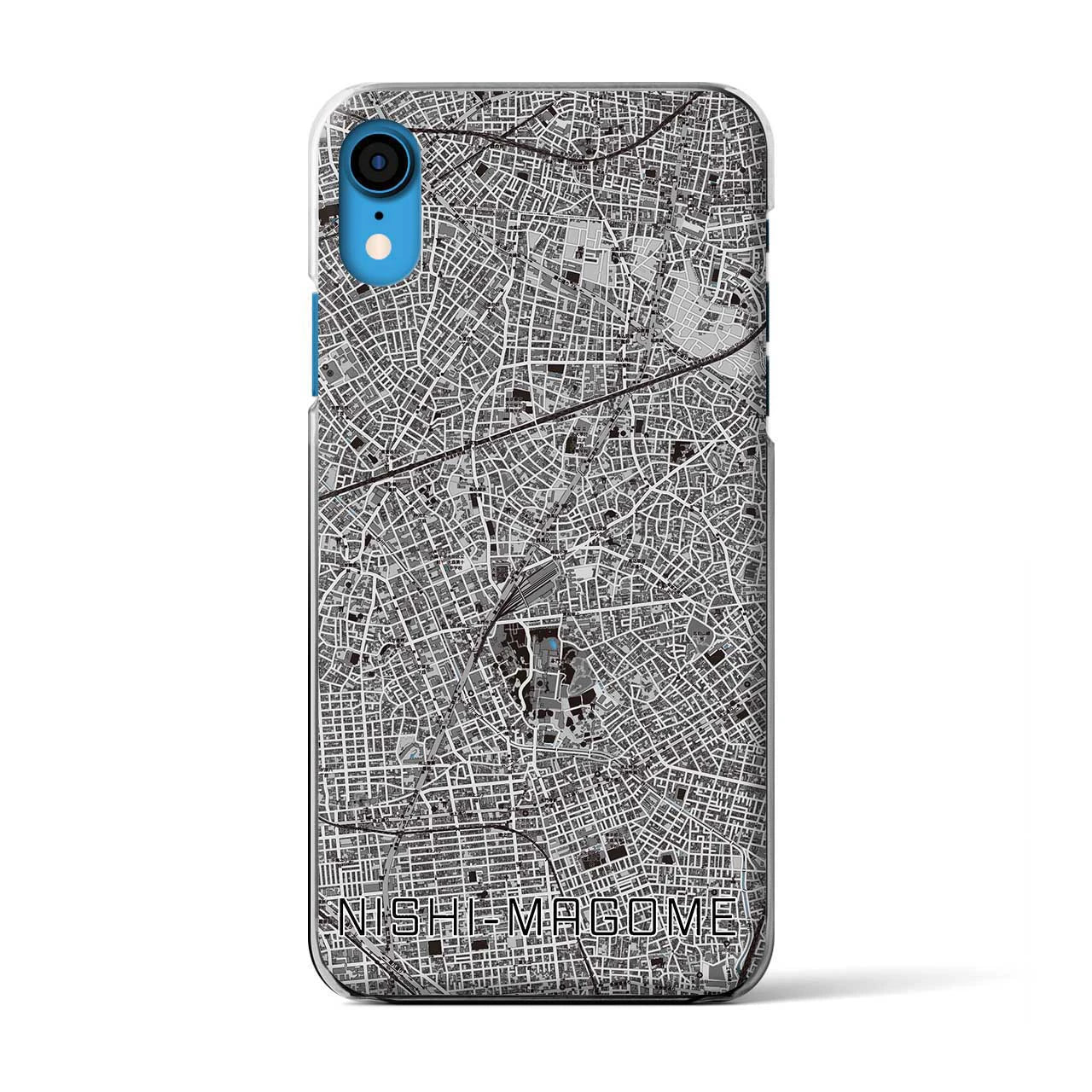【西馬込(東京都)】地図柄iPhoneケース(クリアタイプ)
