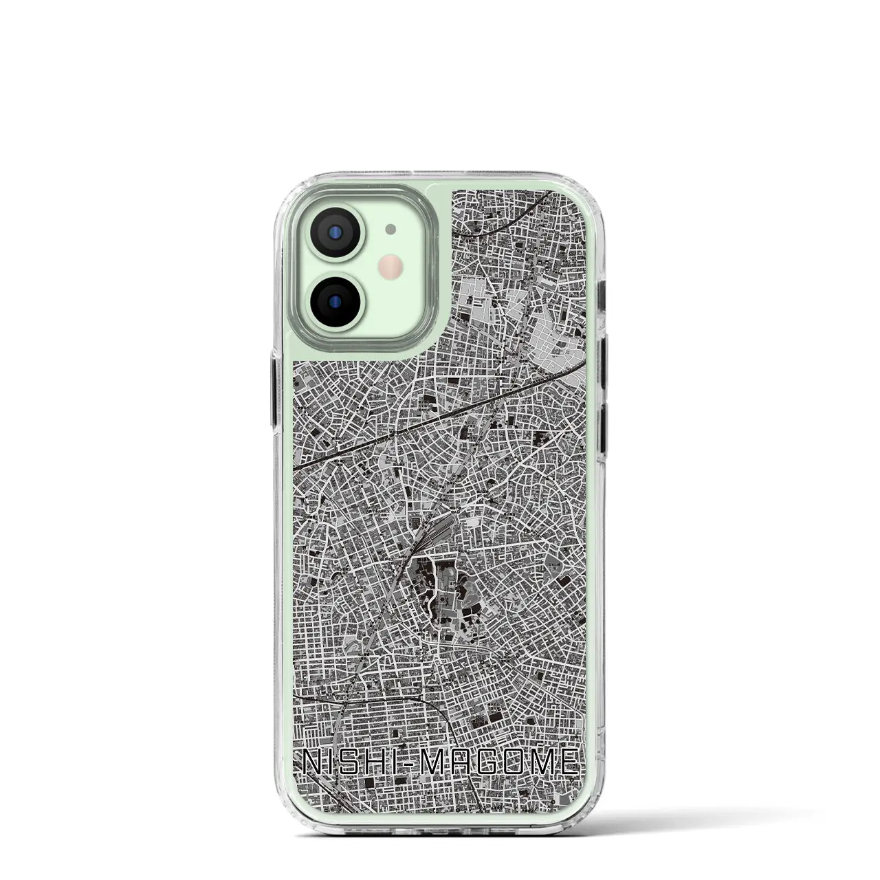 【西馬込(東京都)】地図柄iPhoneケース(MagSafeタイプ)