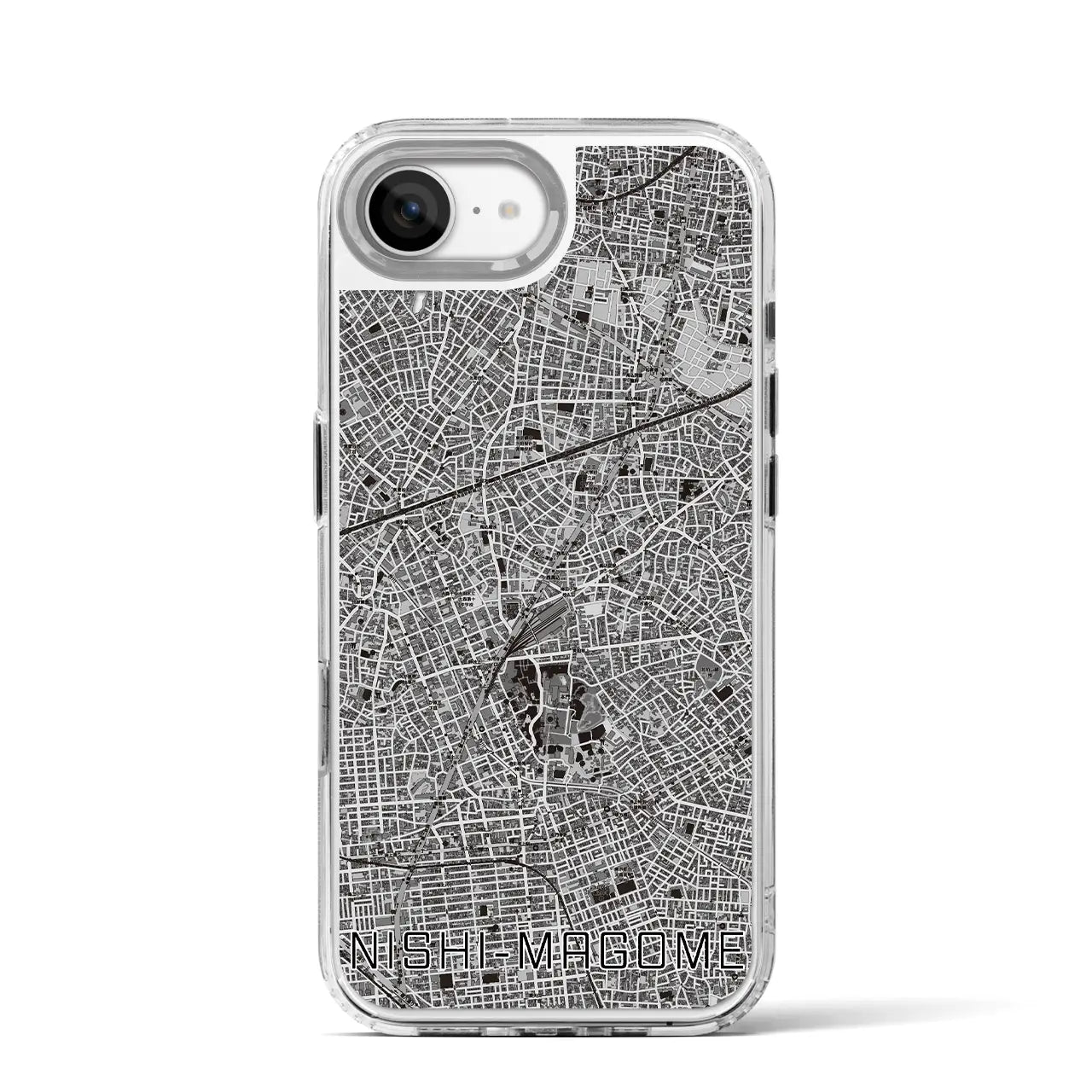 【西馬込(東京都)】地図柄iPhoneケース(MagSafeタイプ)