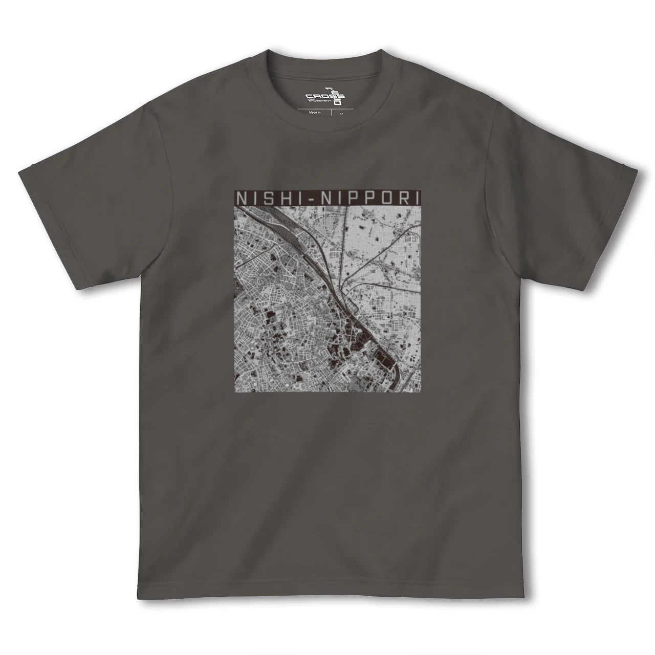 【西日暮里(東京都)】地図柄ヘビーウェイトTシャツ