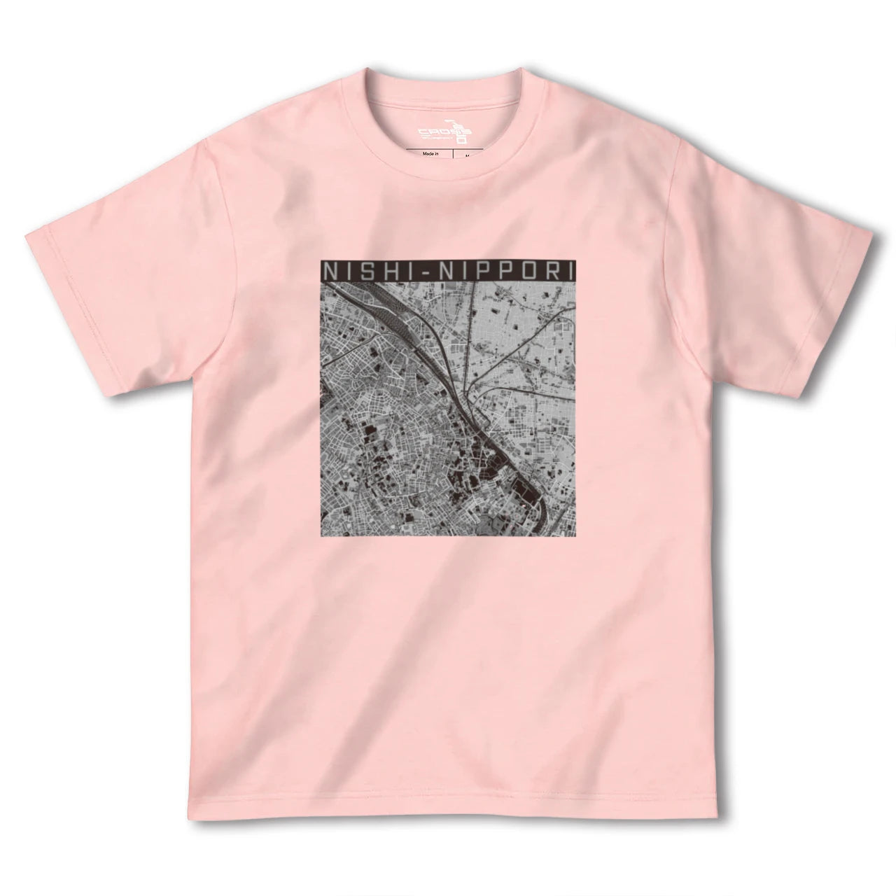 【西日暮里(東京都)】地図柄ヘビーウェイトTシャツ
