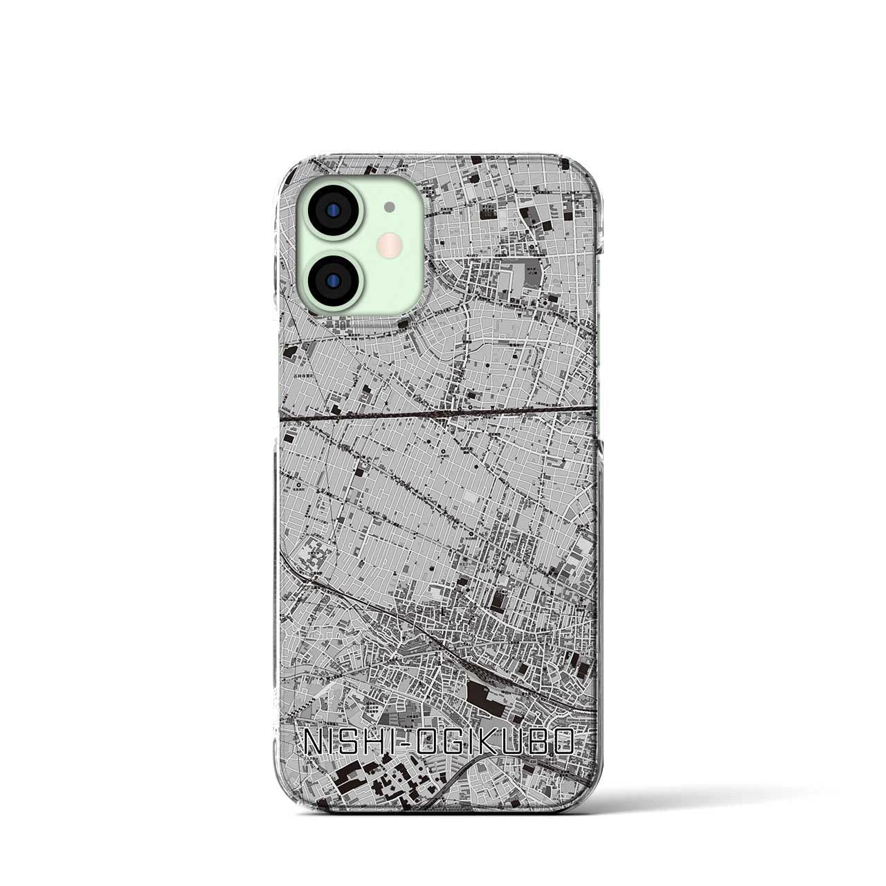 【西荻窪(東京都)】地図柄iPhoneケース(クリアタイプ)